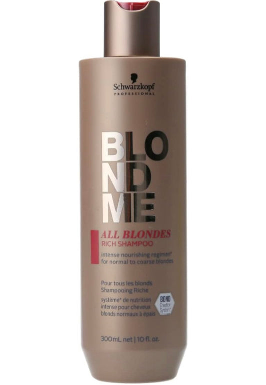 Schwarzkopf- blond me all blondes rich shampoo 10 fl. oz./ 300 ml