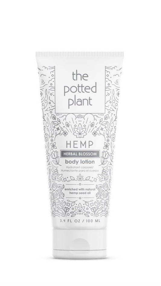 HEMP - Herbal blossom body lotion 3.4 fl. oz./ 100 ml