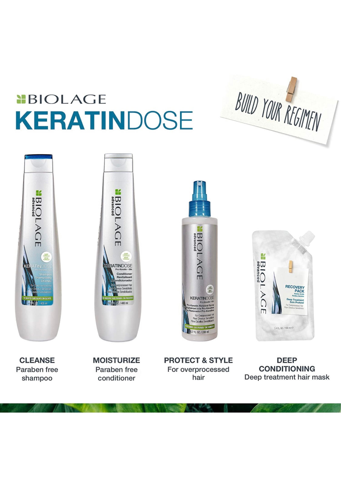 Matrix - Biolage Keratin dose  shampoo 13.5 fl. oz./ 400 ml