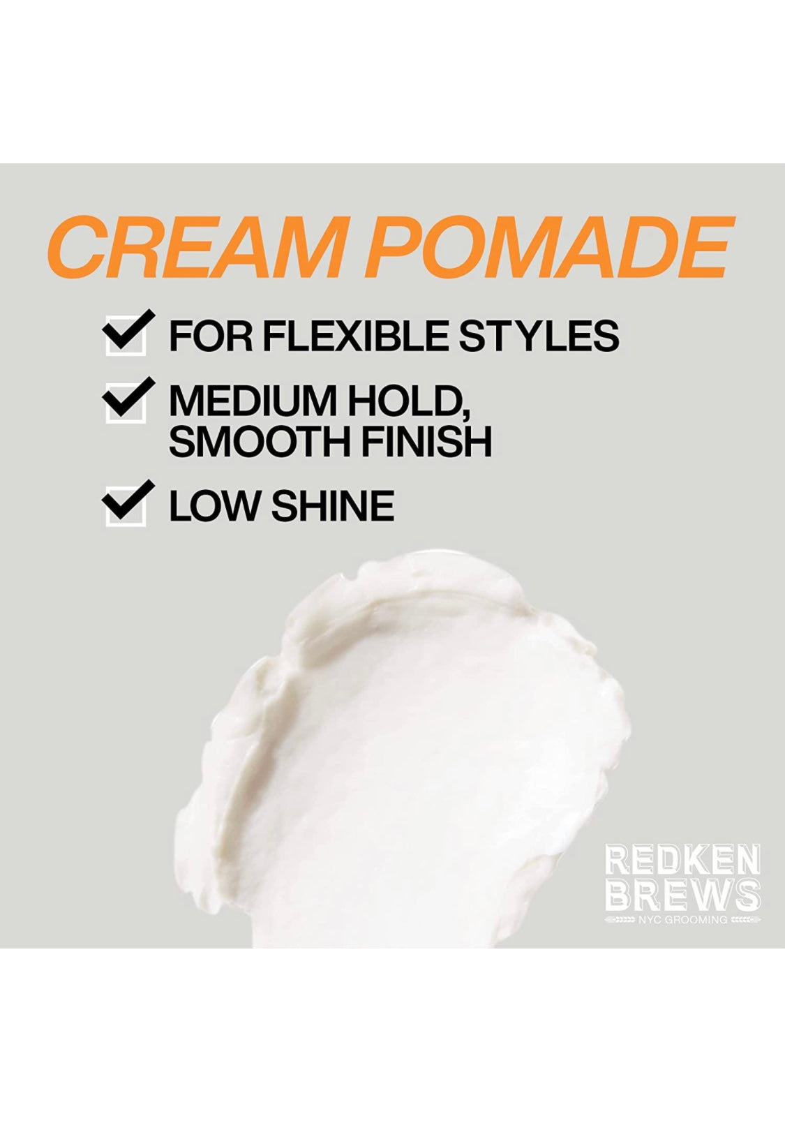 Redken - Brews cream pomade 3.4 fl. oz./ 100 ml