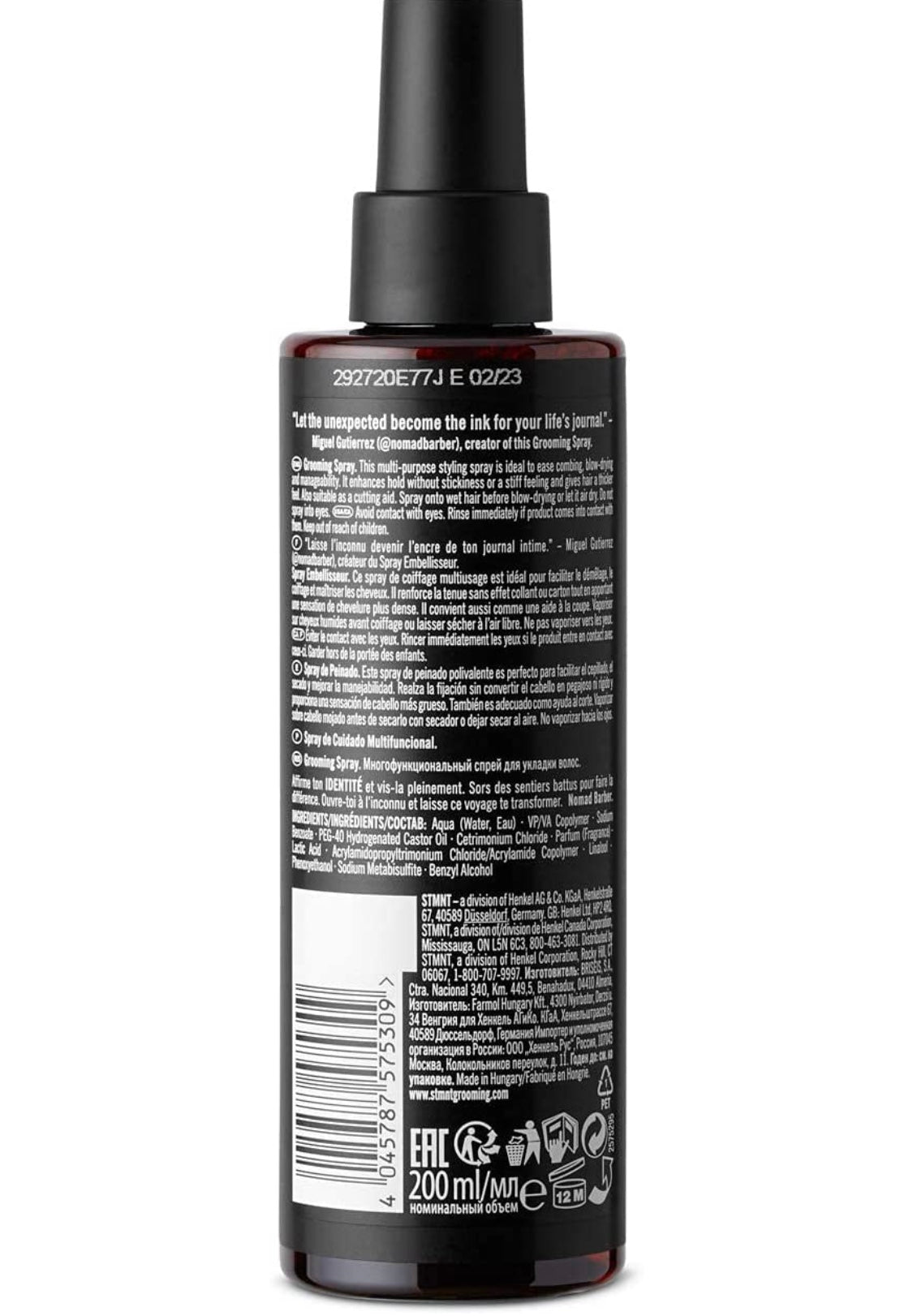 Stmnt  - Grooming spray 6.76 fl. oz./ 200 ml