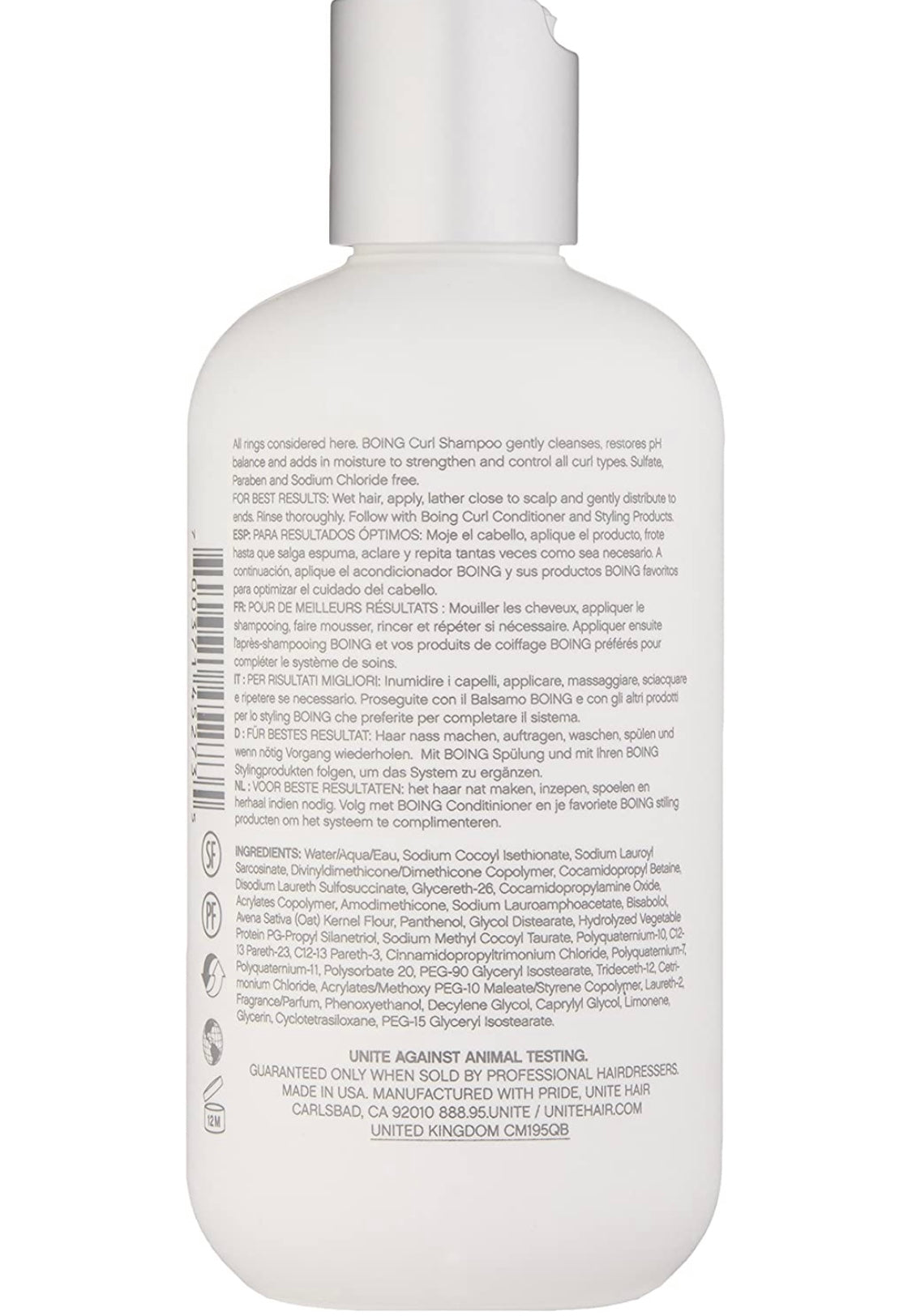 Unite - Boing curl shampoo 8 fl. oz./ 236 ml