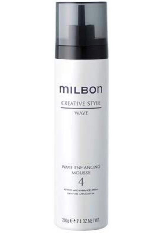 Milbon - Creative style Wave enhancing mousse  #4 7.1 fl. oz. / 200 gr