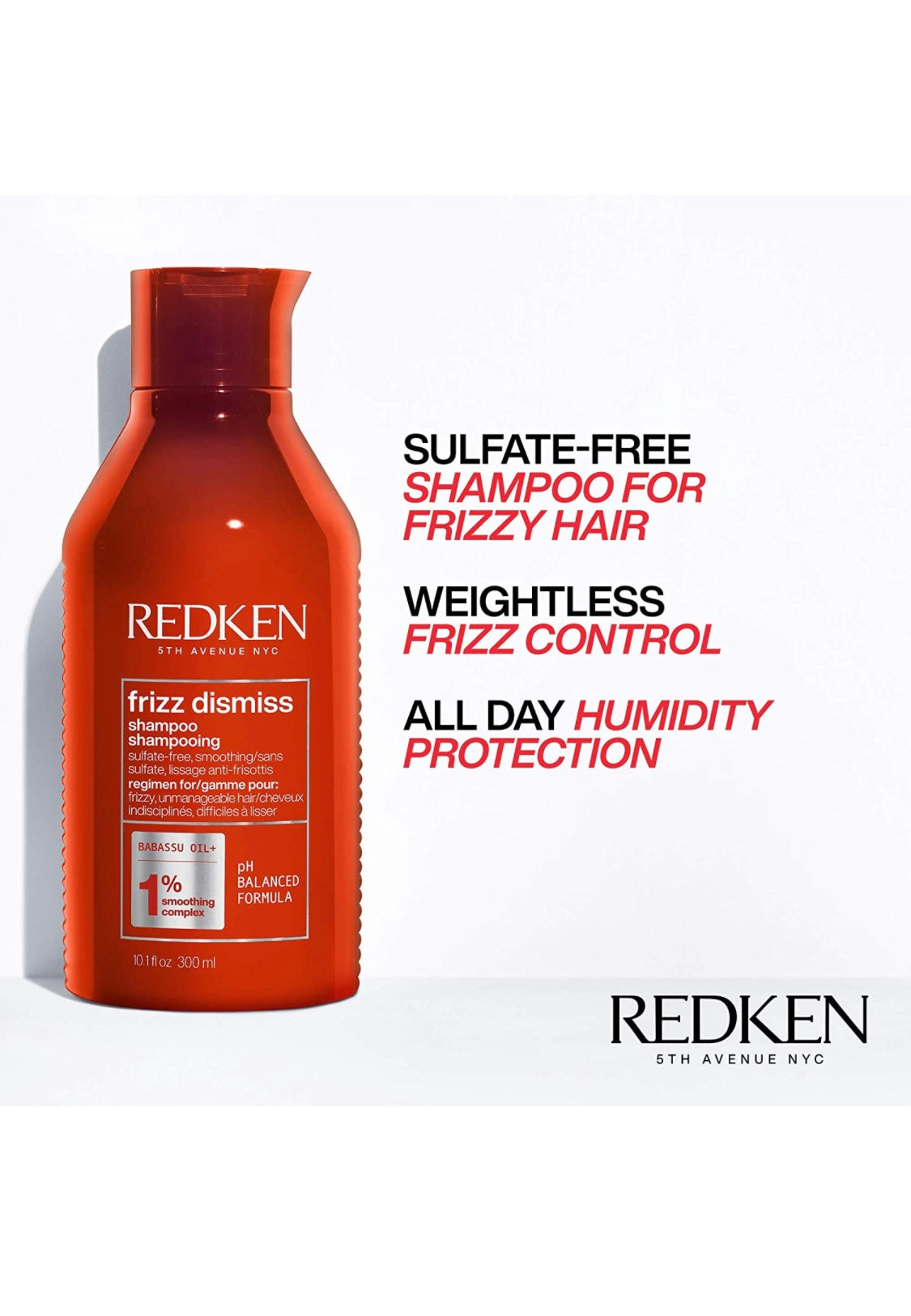 Redken - Frizz dismiss shampoo 10.1 fl. oz./ 300 ml