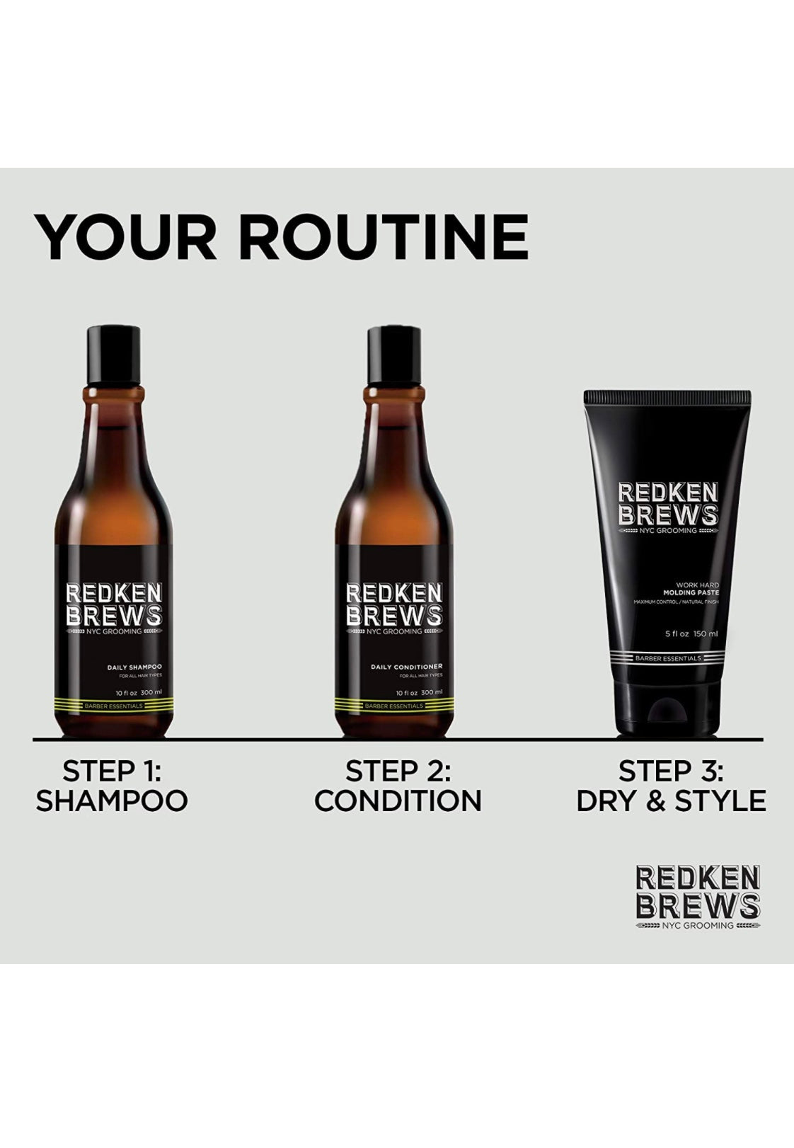 Redken - Brews daily shampoo 10 fl. oz./ 300ml