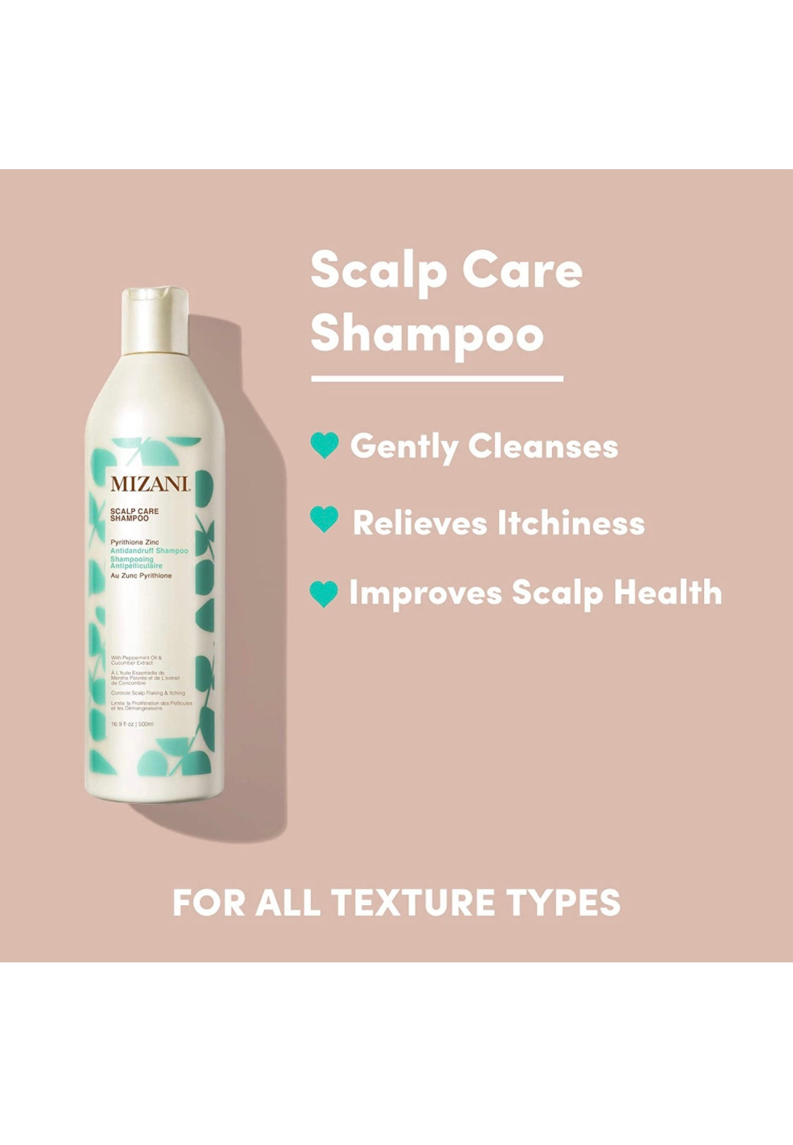 Mizani - Scalp care shampoo 16.9 fl. oz./ 500 ml