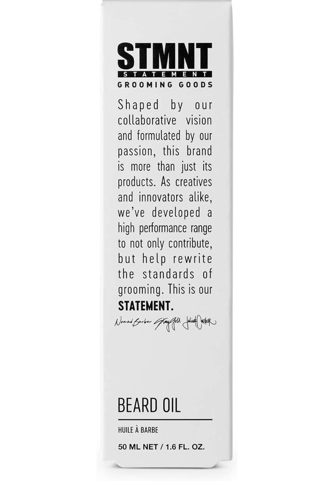 Stmnt  - Beard oil 1.6 fl. oz./ 50 ml