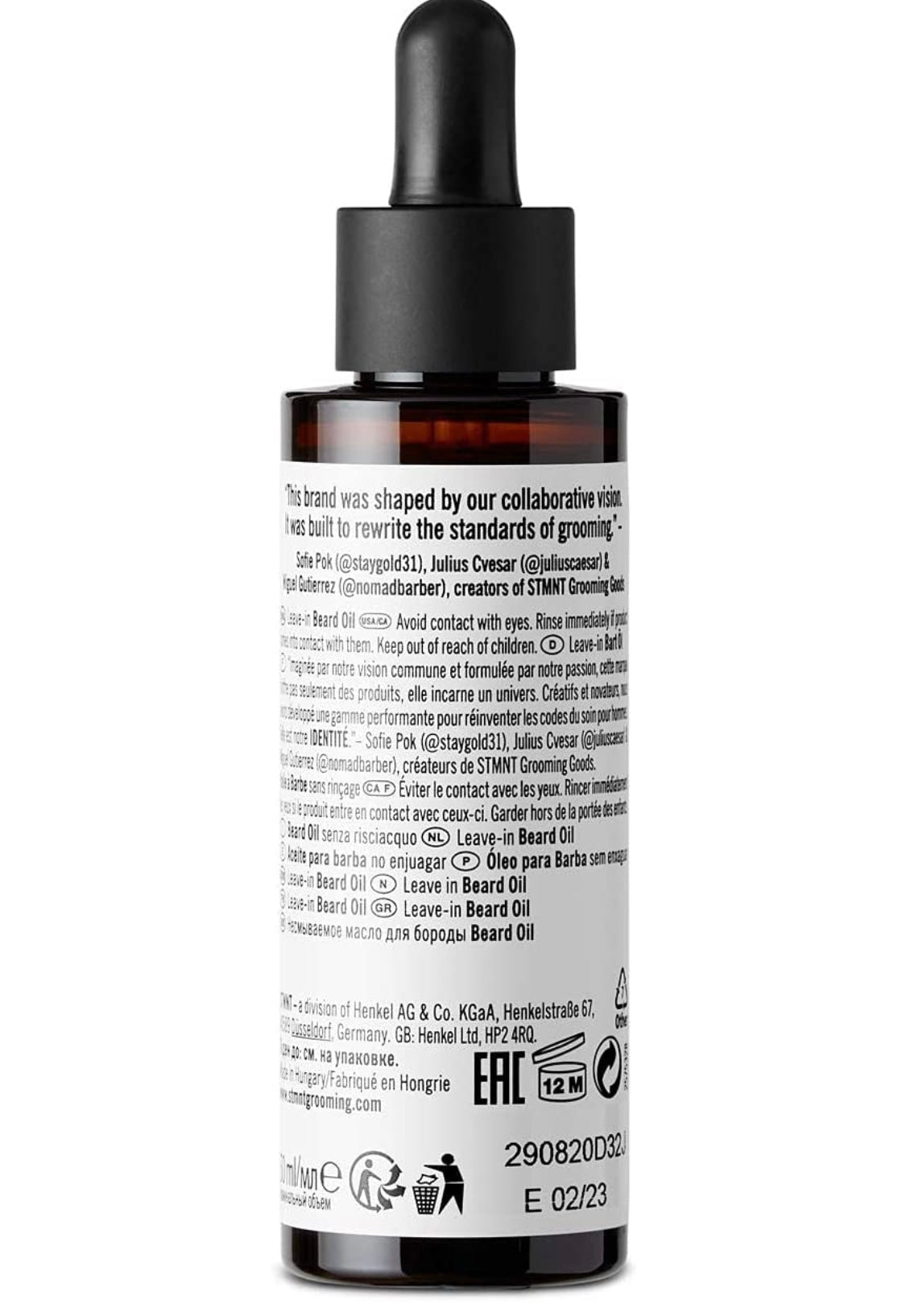 Stmnt  - Beard oil 1.6 fl. oz./ 50 ml