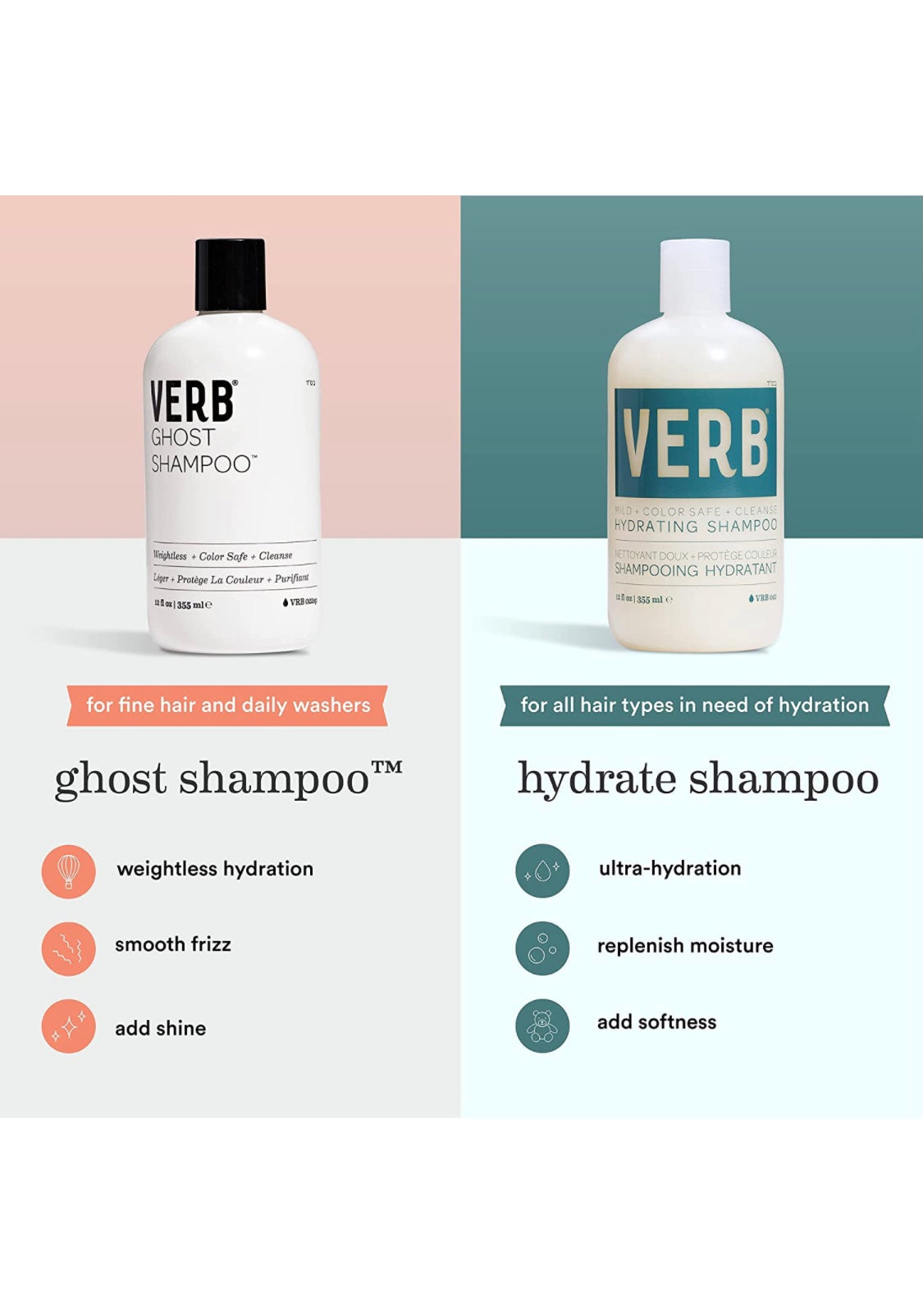 Verb - Hydrating shampoo 12 fl. oz./ 355 ml