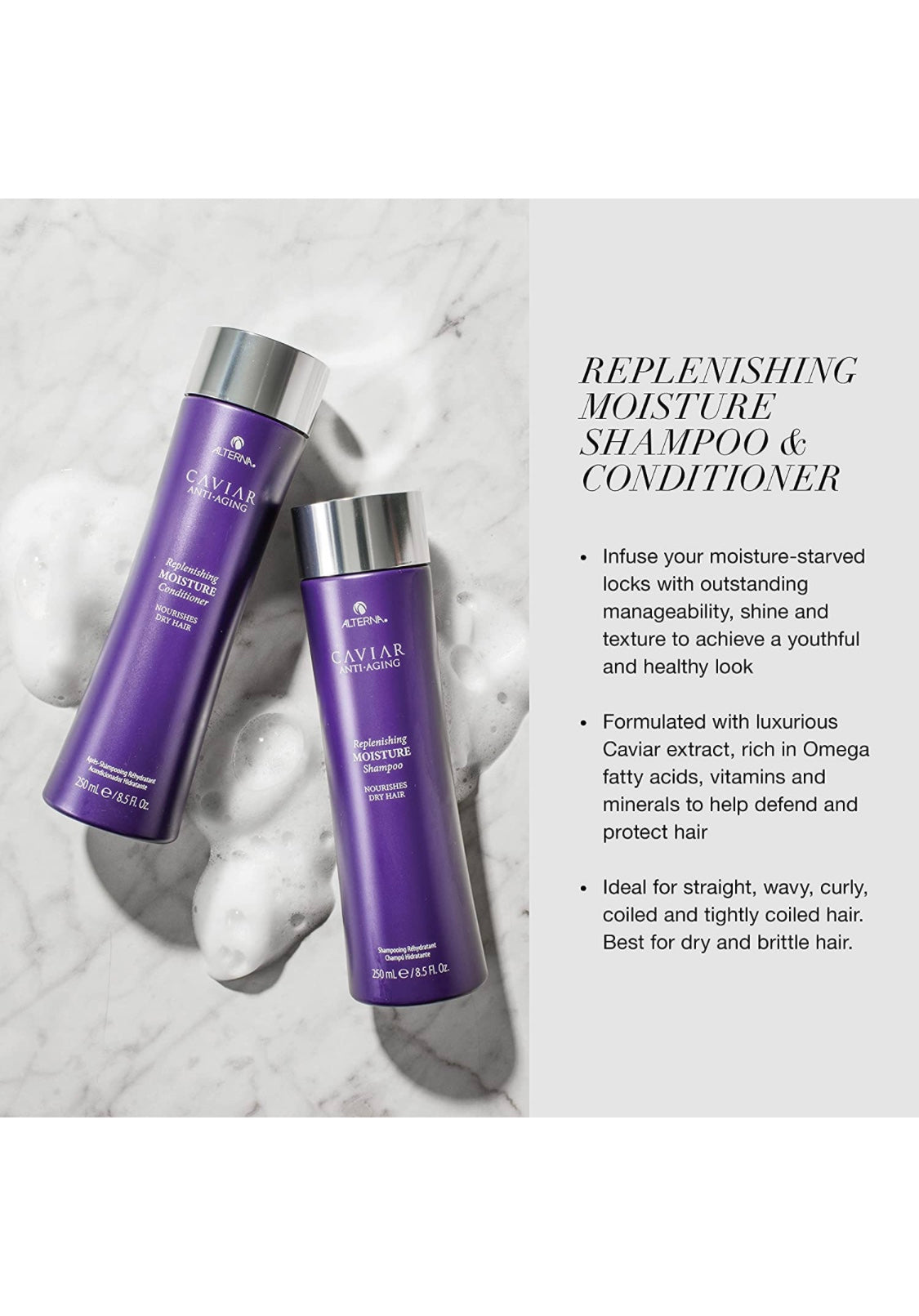 Alterna   - Replenishing Moisture shampoo 8.5 fl. oz./ 250 ml