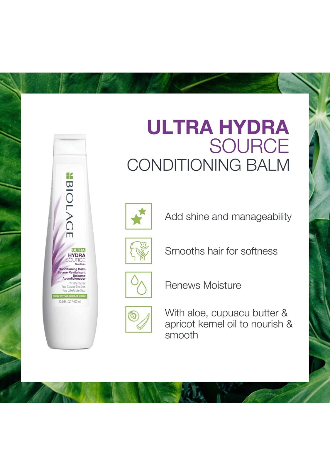 Matrix Biolage - Hydra Source shampoo 13.5 fl. oz./ 400 ml
