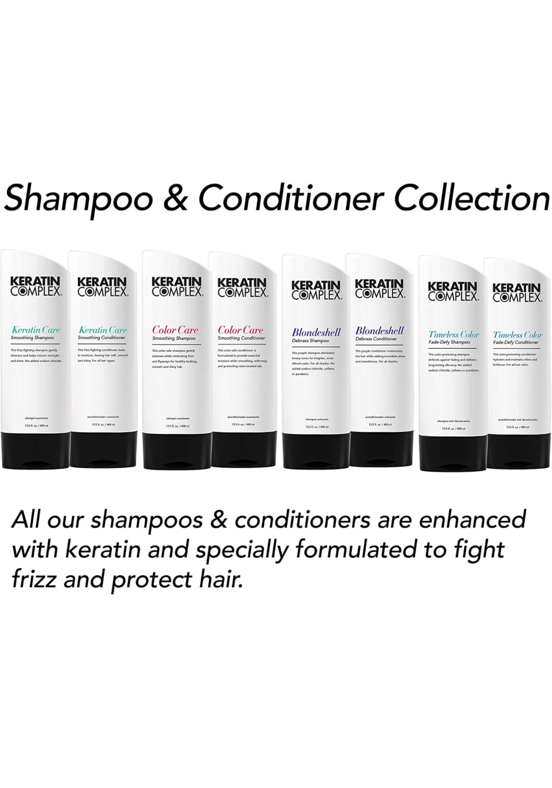 Keratin complex - Timeless Color shampoo 13.5 fl. oz./ 400 ml