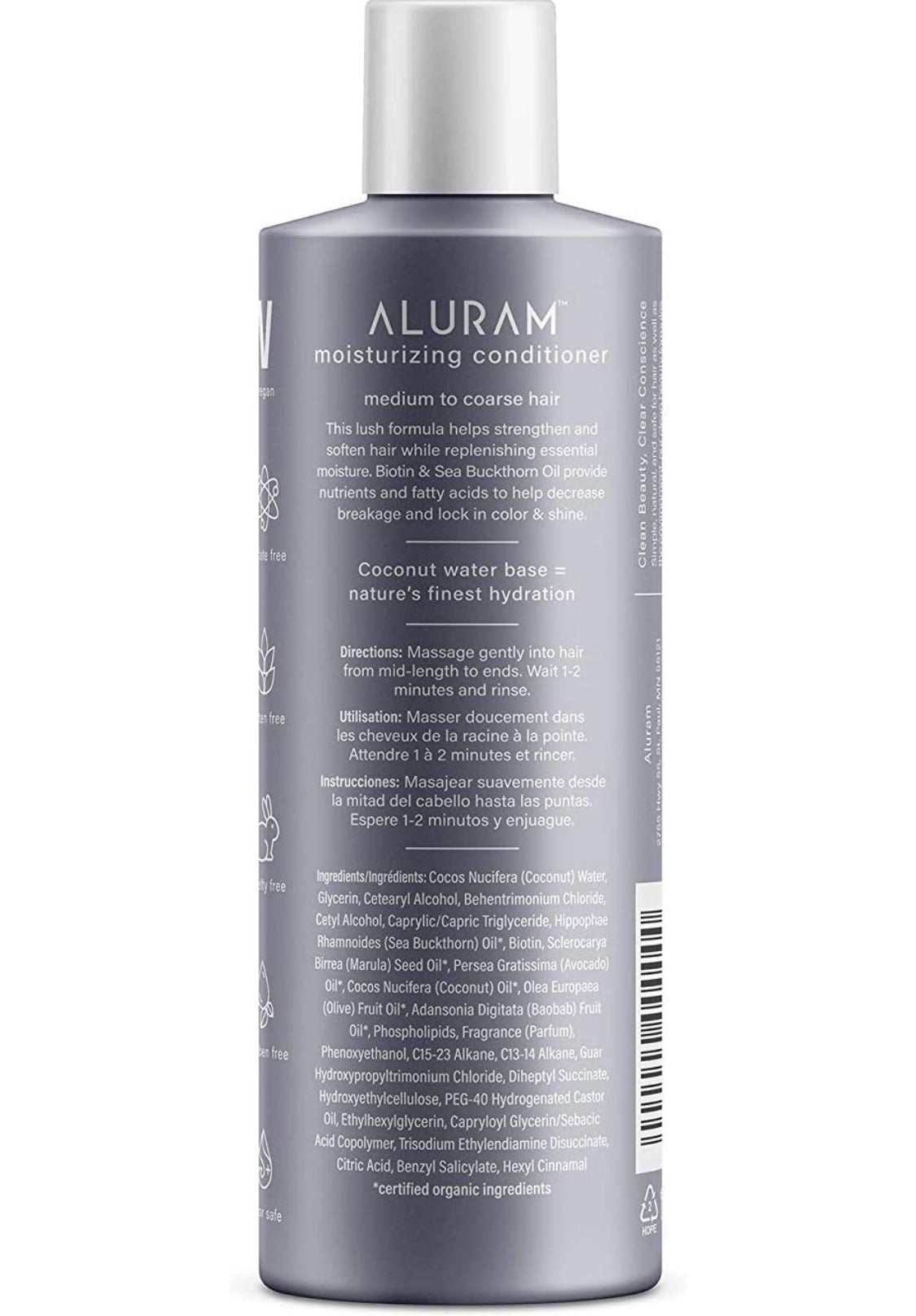 Aluram - Moisturizing conditioner 12 fl. oz./ 355 ml